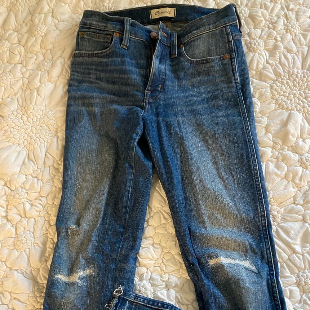 Madewell jeans. So comfy.